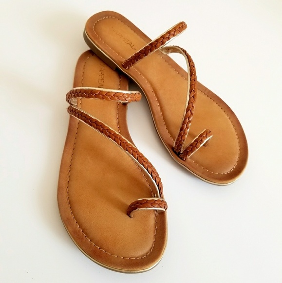 Xappeal Shoes - Strappy Tan/Gold Sandal